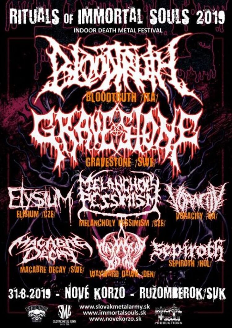 RITUALS OF IMMORTAL SOULS 2019: INDOOR DEATH METAL FESTIVAL