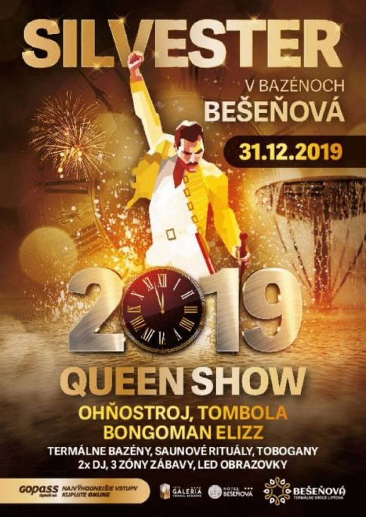 SILVESTER V BAZÉNOCH S QUEEN SHOW