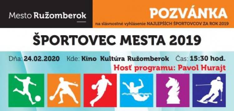 ŠPORTOVEC MESTA 2019