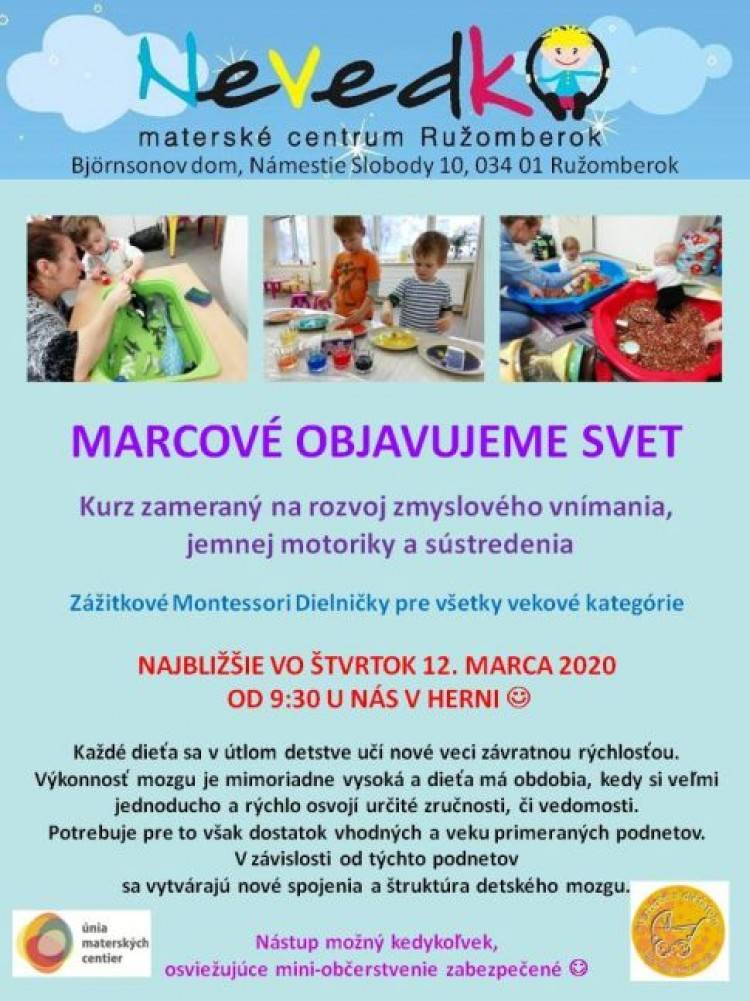 MARCOVÉ OBJAVUJEME SVET